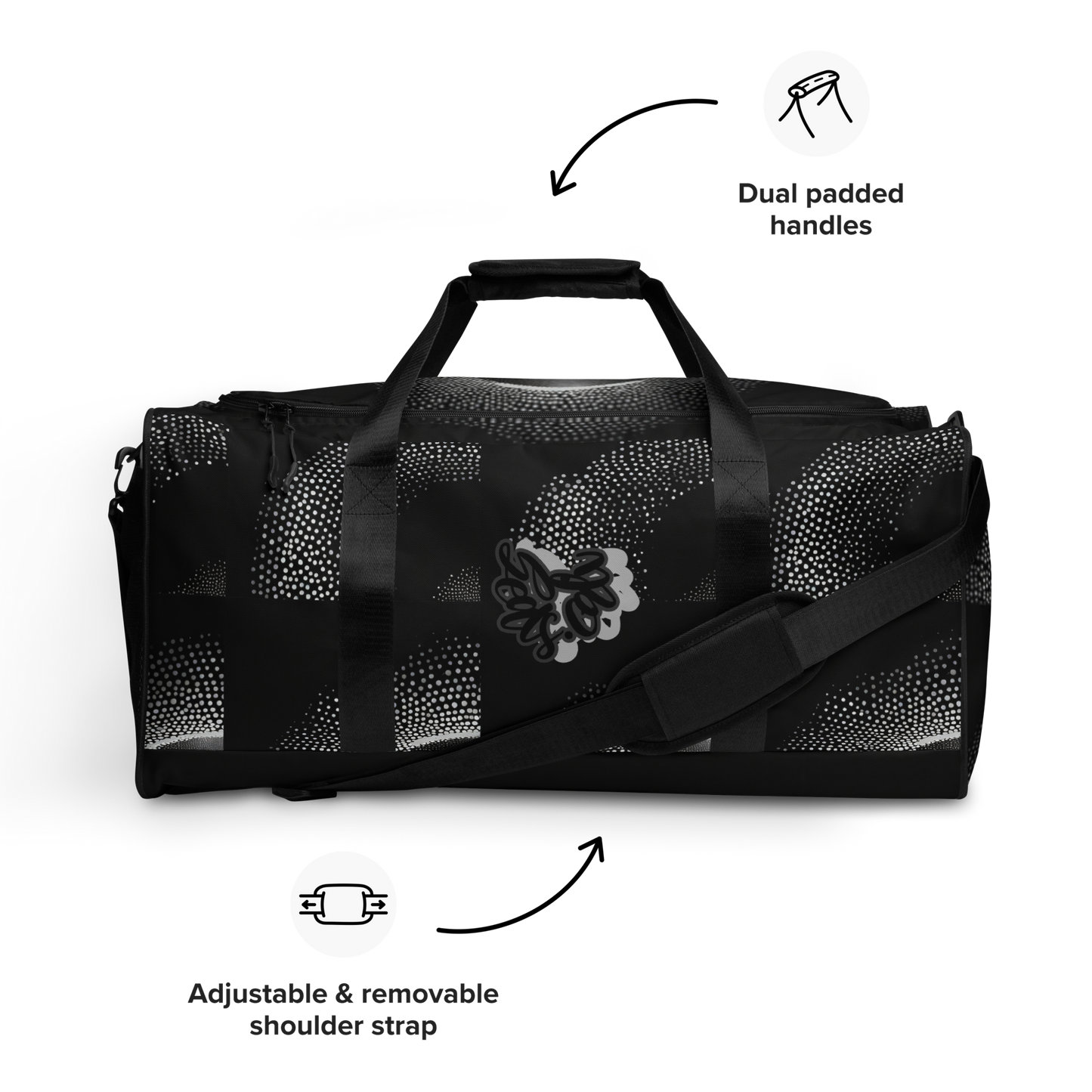 A fusion of durability, style, and practicality. The elegance of its art, makes it a statement piece beyond just a duffle bag. Crafted with meticulous attention to detail, ample interior space, adjustable padded straps and dual handles checks comfortability and convenience. Stability is guaranteed with T-piping. Elevate your travels with our Artisan Duffle Bag.
