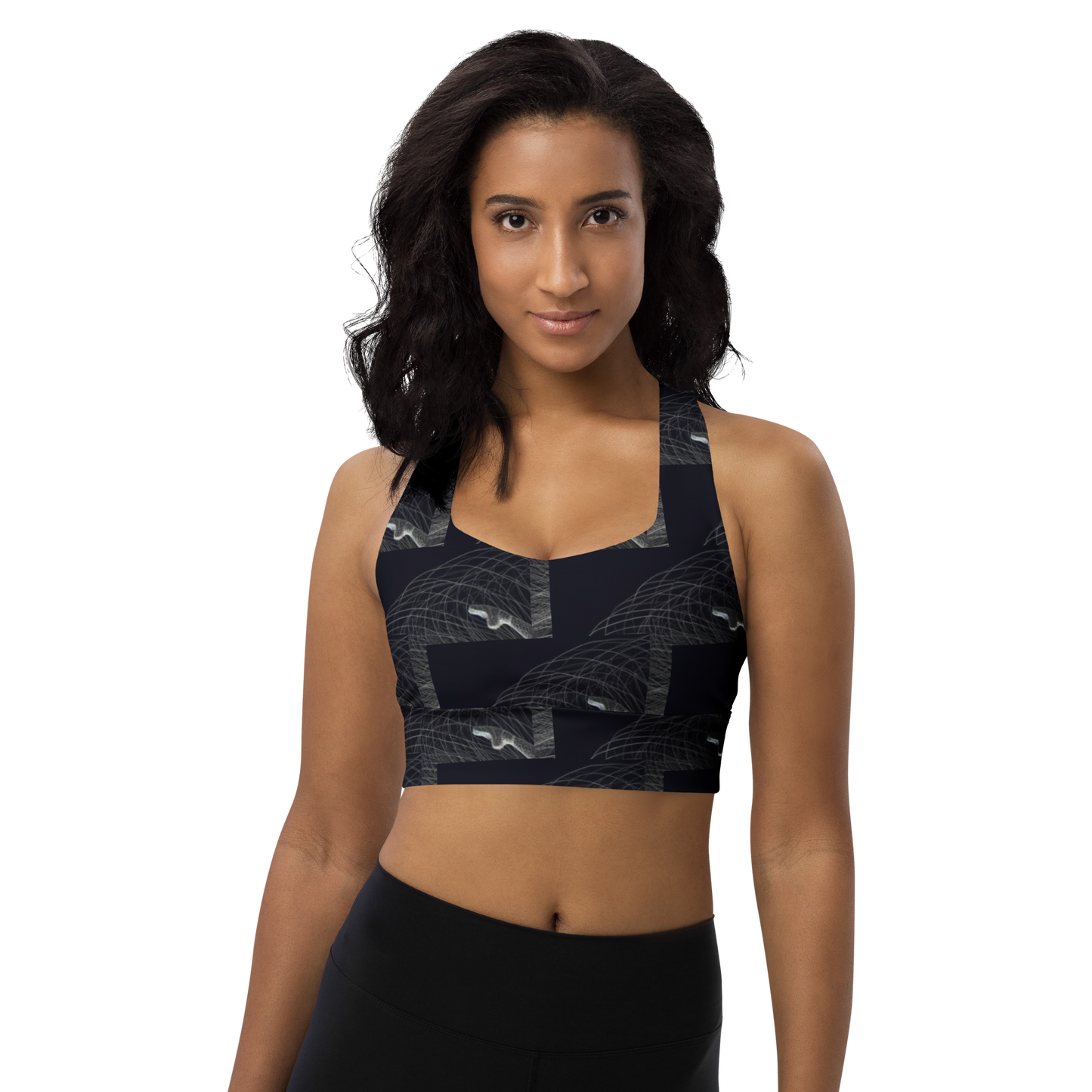 Longline sports bra