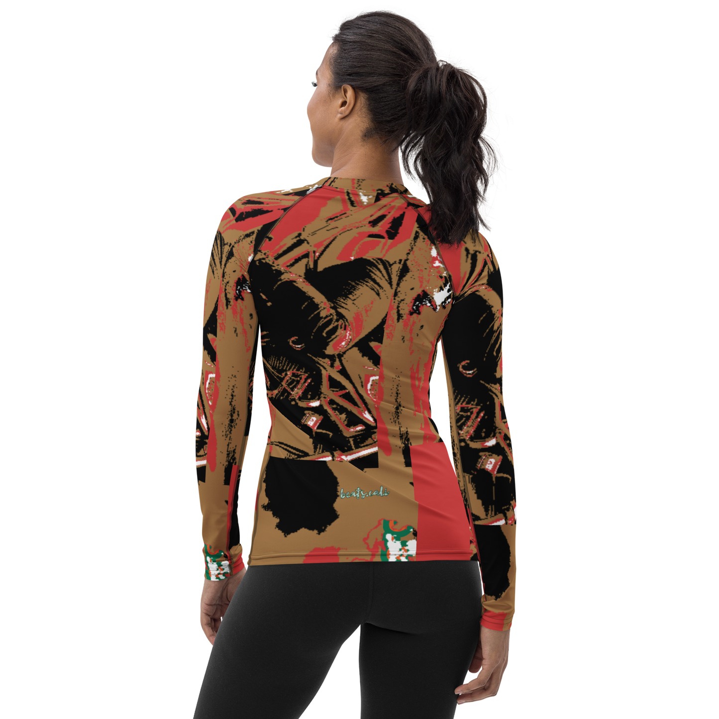 Constructed from 82% polyester ,18% spandex, this rash guard features a soft, four-way stretch fabric that contours perfectly to your body. Engage confidently; with your skin safeguarded against damaging UV rays, its UPF 50+ protection ensures that ultimate protection. beats.cali’s rash guards are built for endurance