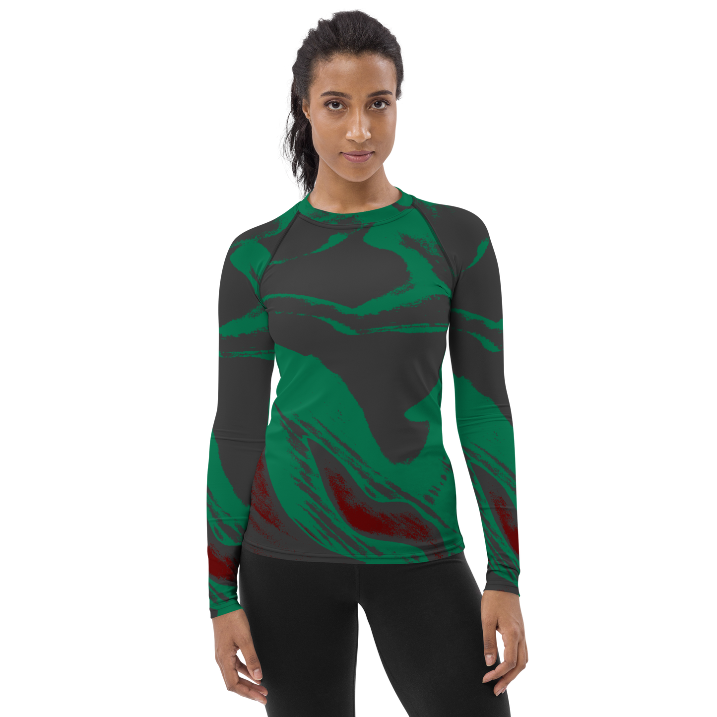 Experience the perfect fusion of artistry, functionality, and durability with our beats.cali-inspired rash guard. Meticulous construction, with reinforced seams and cover stitching, guarantees lasting quality to meet the challenges of your active life. The tailored design, with smooth ergonomic seams and an extended torso, provides comfort and coverage, focusing your mind on the sport. Featuring beats.cali's unique art-inspired design, this rash guard adds a personal touch to your athletic wardrobe.