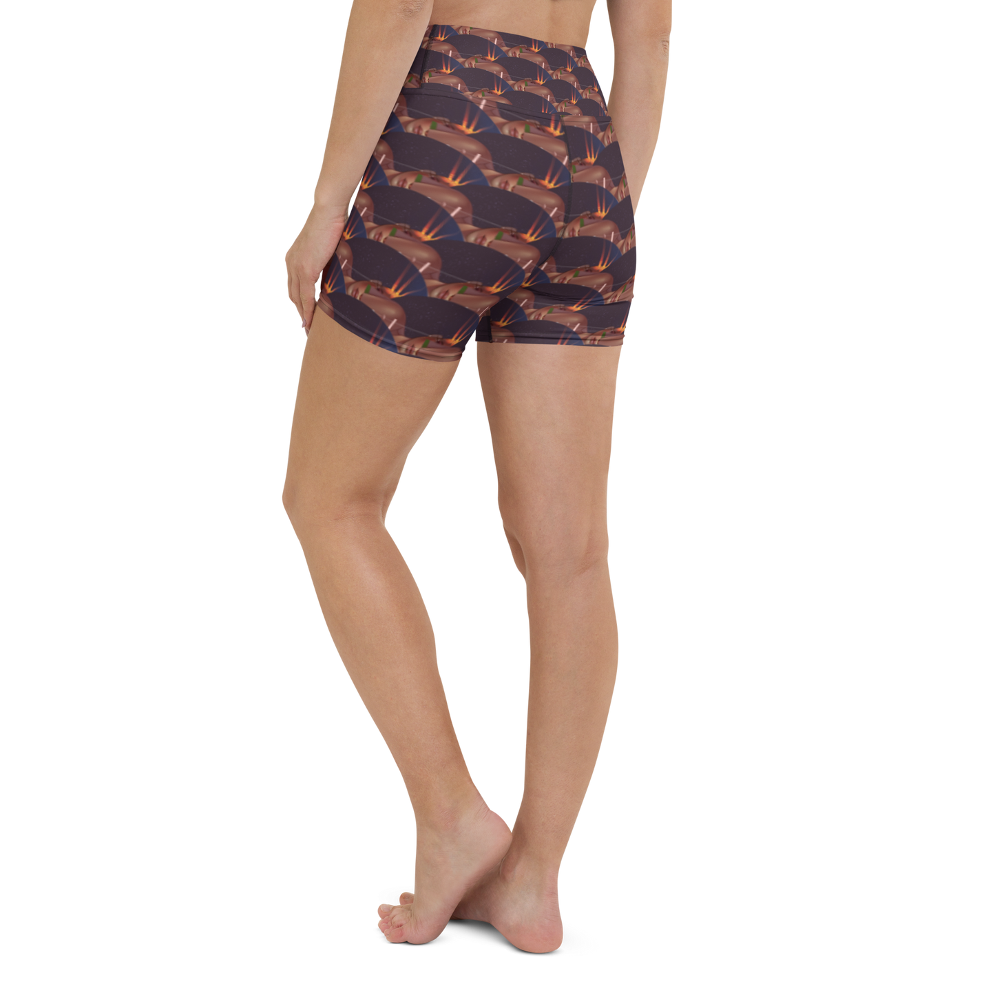 Made from a blend of 82% polyester and 18% spandex, these yoga shorts boast a soft microfiber yarn that offers a luxurious feel against your skin, ensuring maximum comfort. Engineered with a triangle-shaped gusset crotch and flat seam cover stitch, beats.cali yoga shorts offer optimal flexibility and durability. beats.cali yoga shorts represent the ideal mix of affordability and quality, providing a stylish, functional, and exclusive choice without sacrificing comfort or performance.
