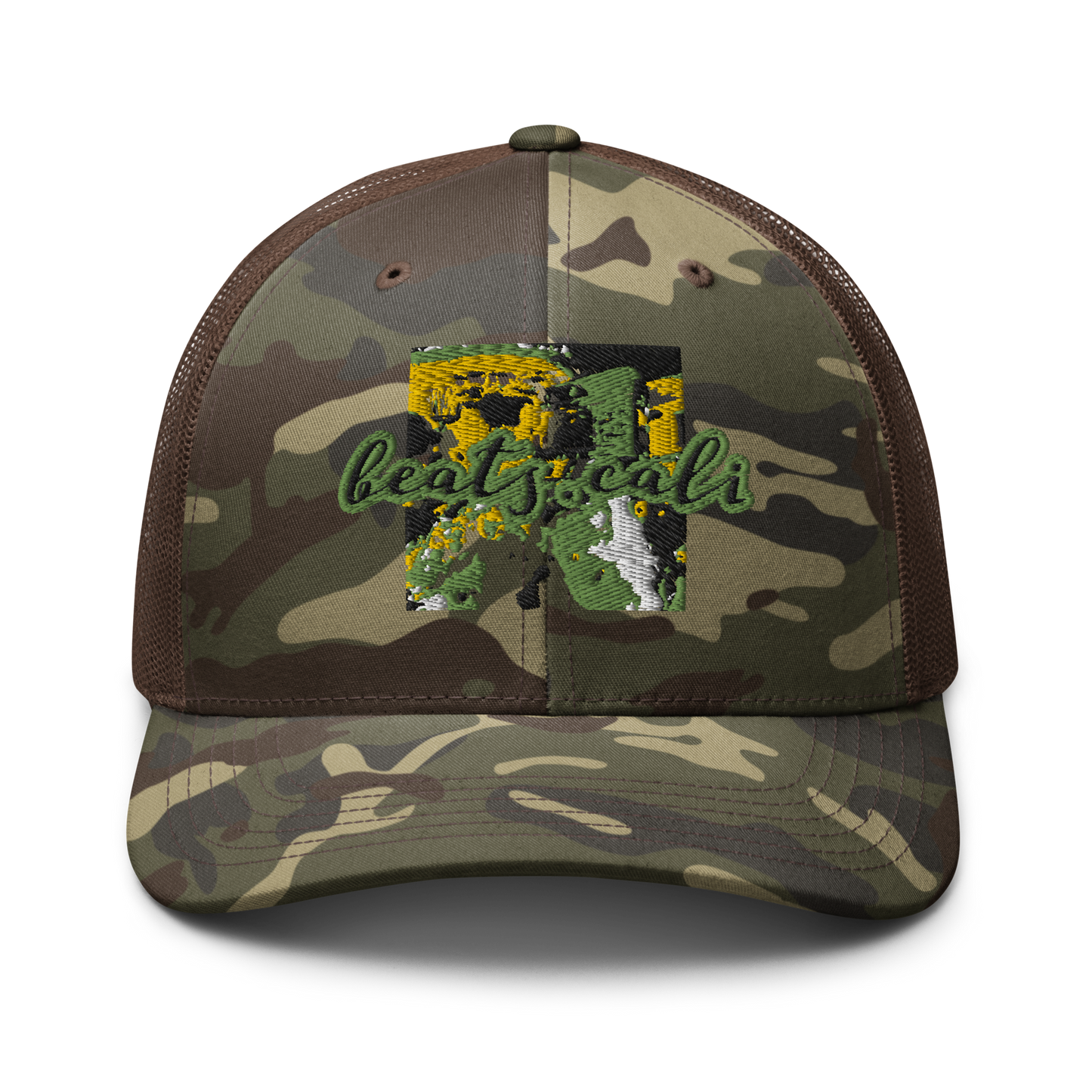 Camouflage trucker hat