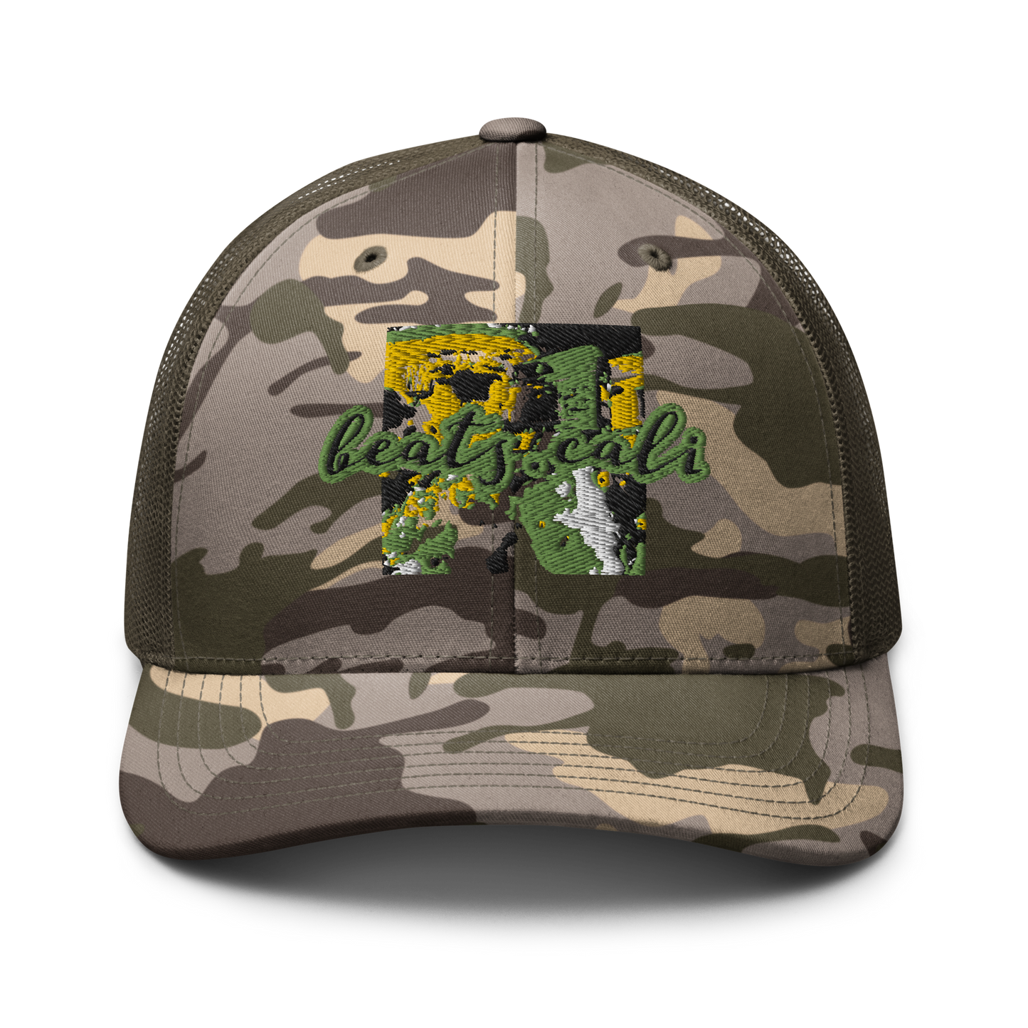 Camouflage trucker hat