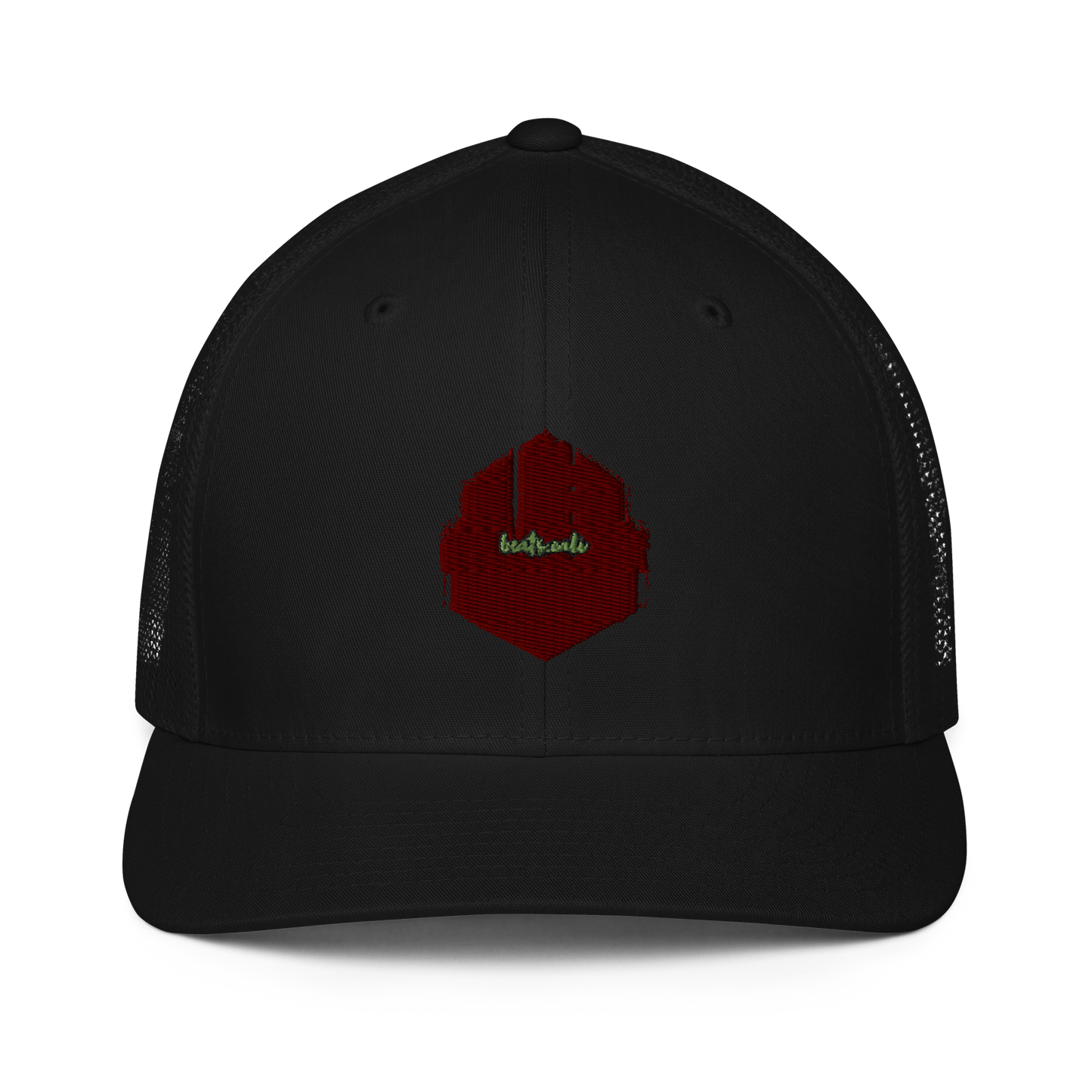 Closed-back trucker cap