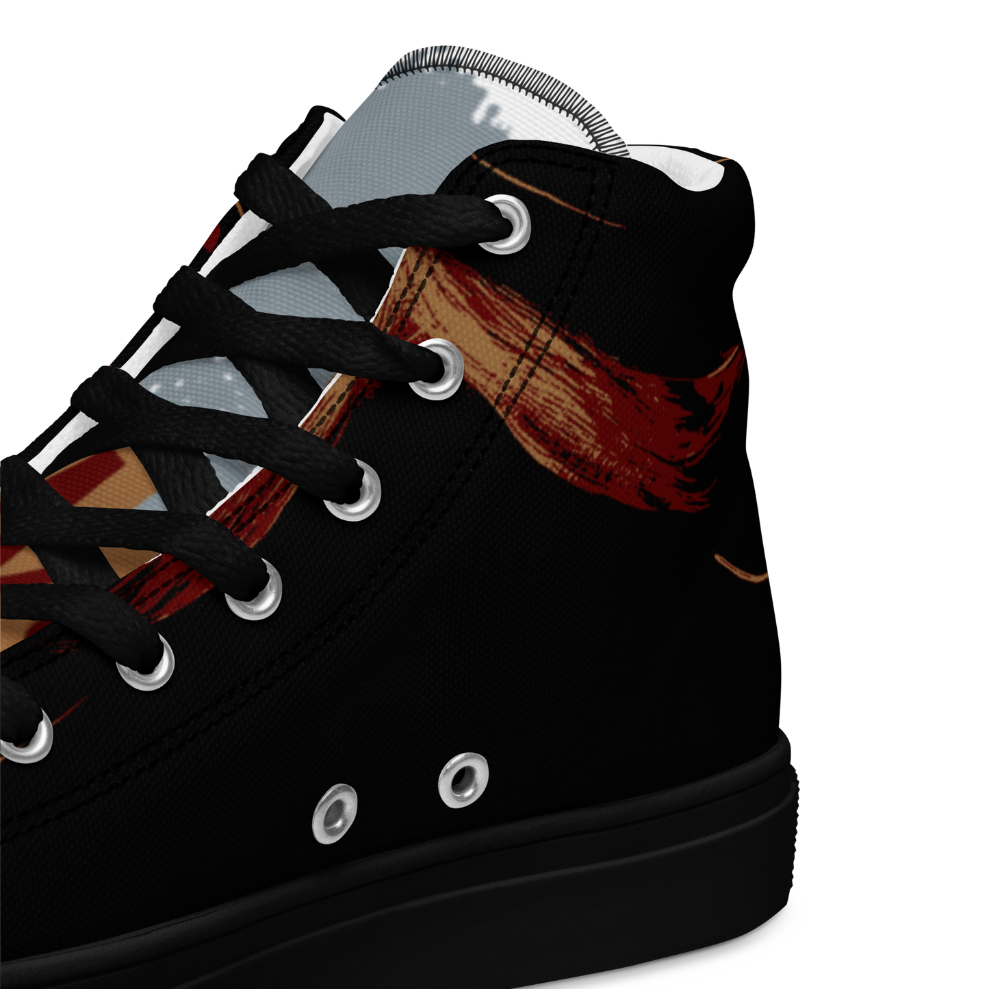Men’s high top canvas shoes
