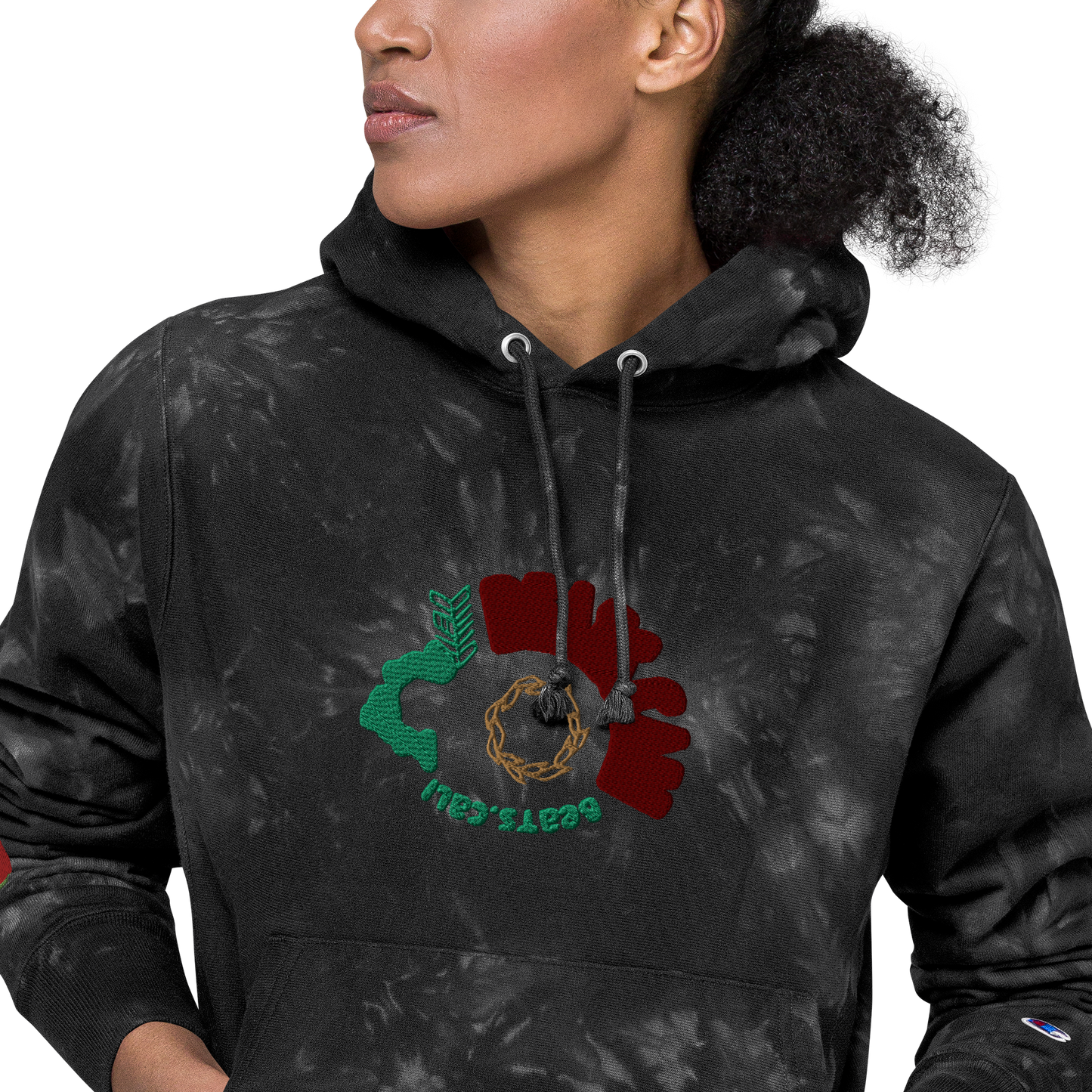 Unisex Champion tie-dye hoodie