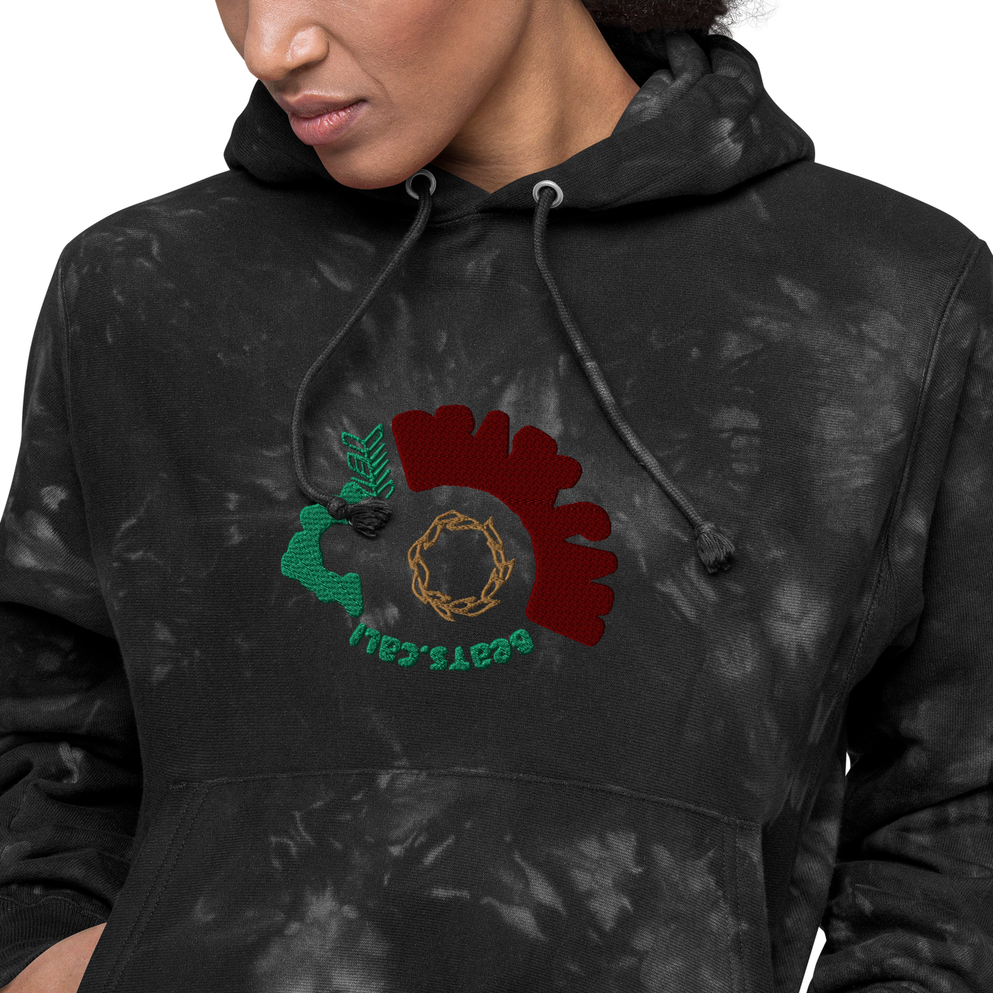 Unisex Champion tie-dye hoodie