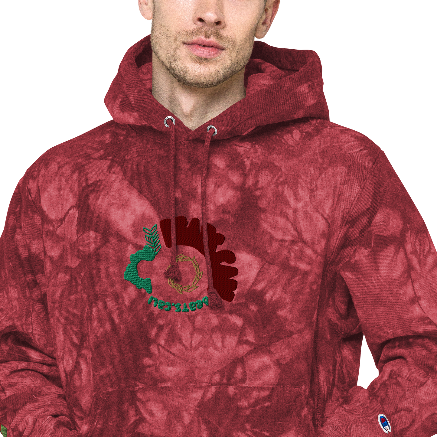 Unisex Champion tie-dye hoodie