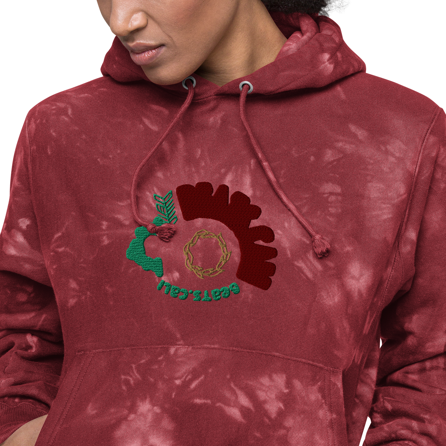Unisex Champion tie-dye hoodie