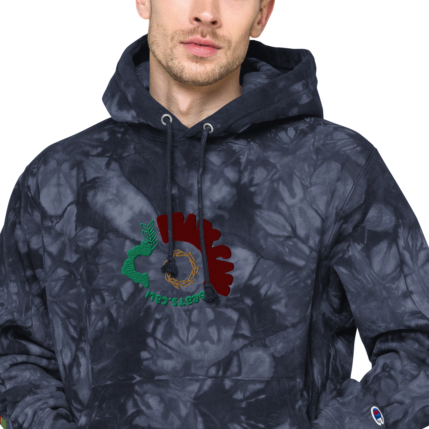 Unisex Champion tie-dye hoodie
