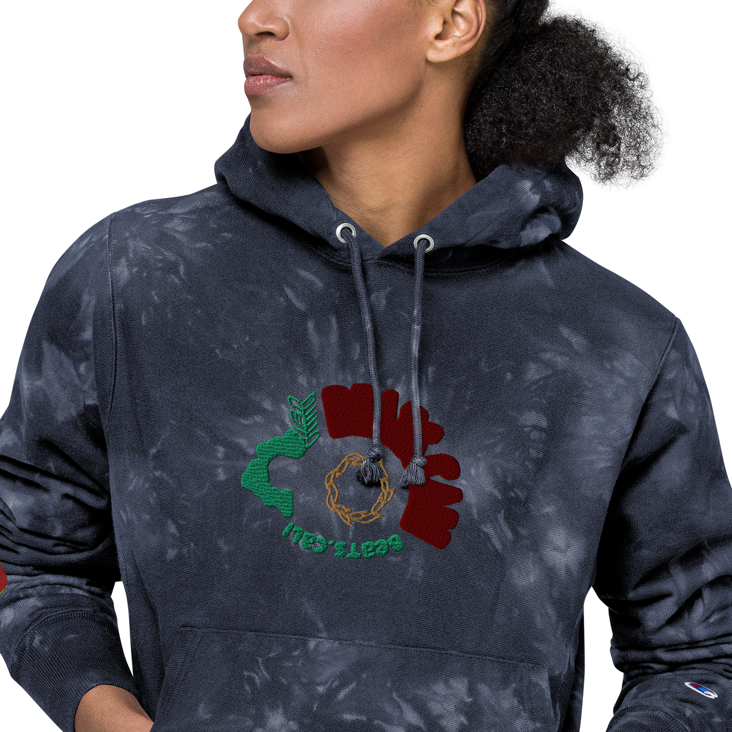Unisex Champion tie-dye hoodie