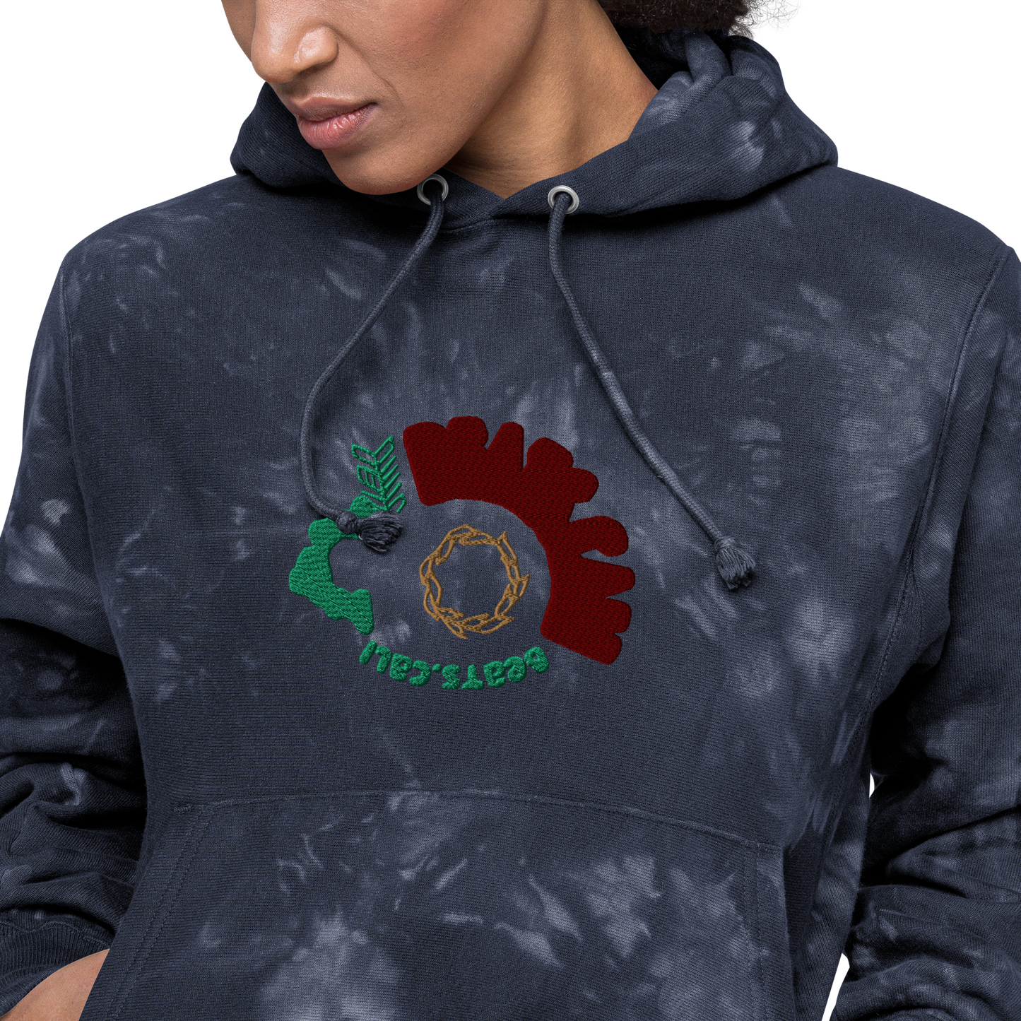 Unisex Champion tie-dye hoodie