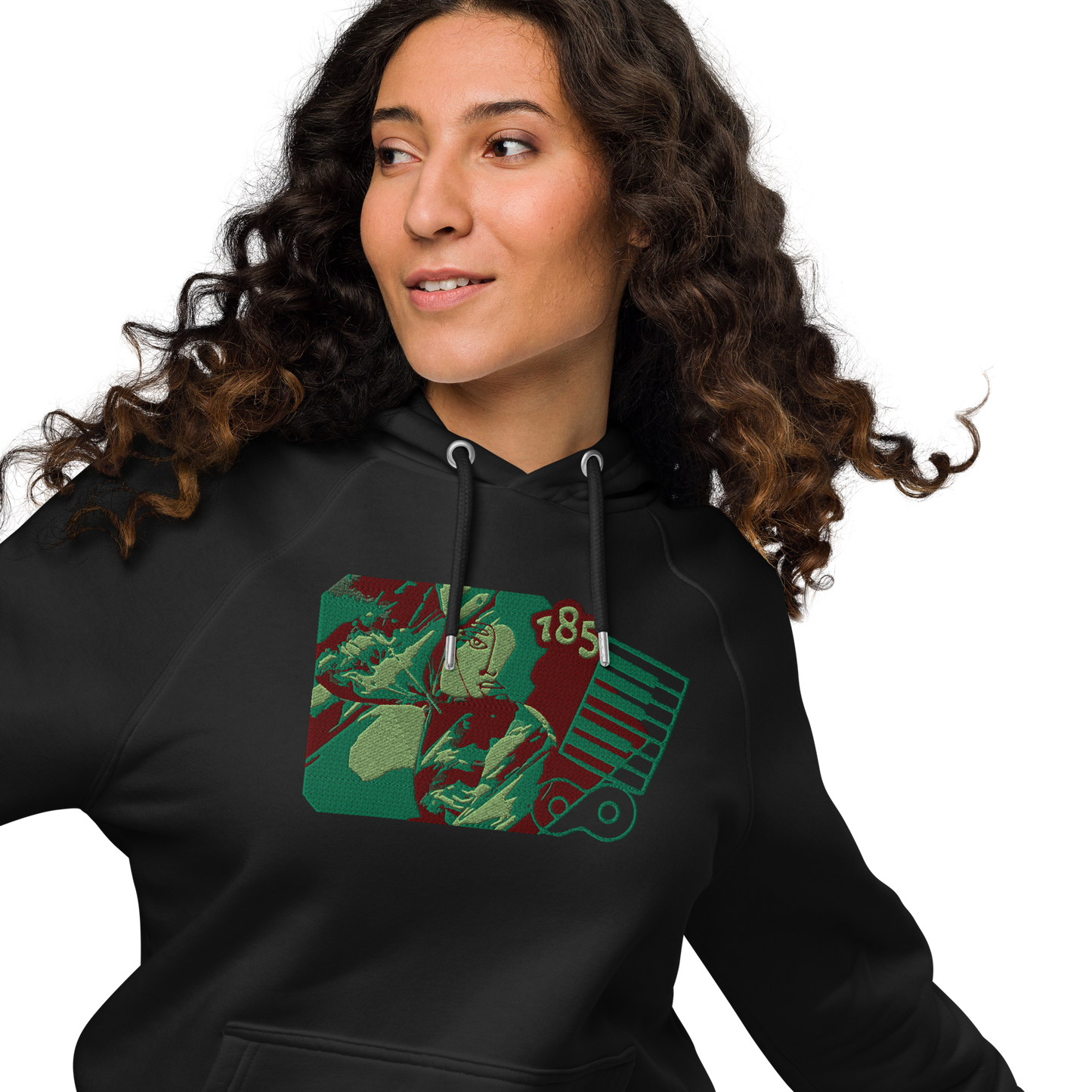 Unisex raglan hoodie