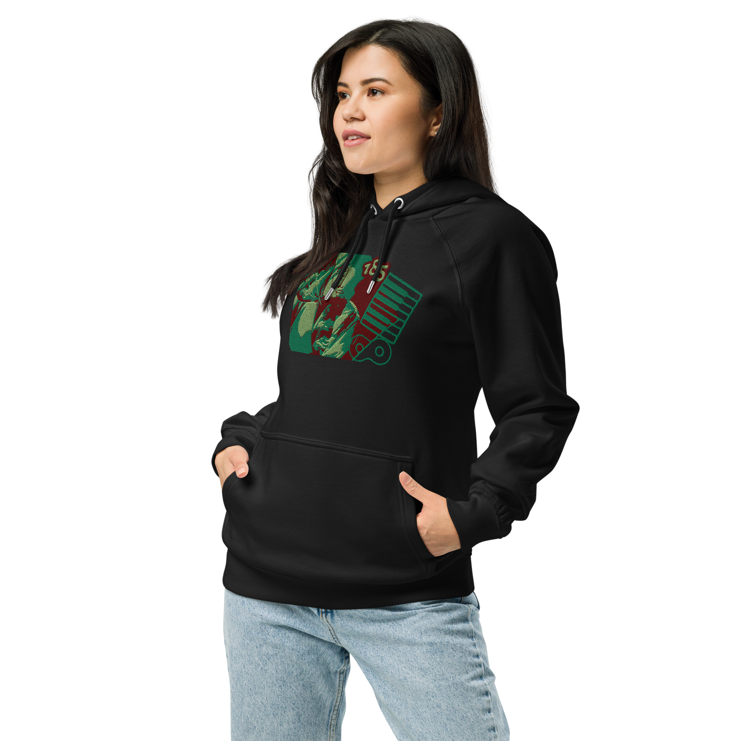 Unisex raglan hoodie