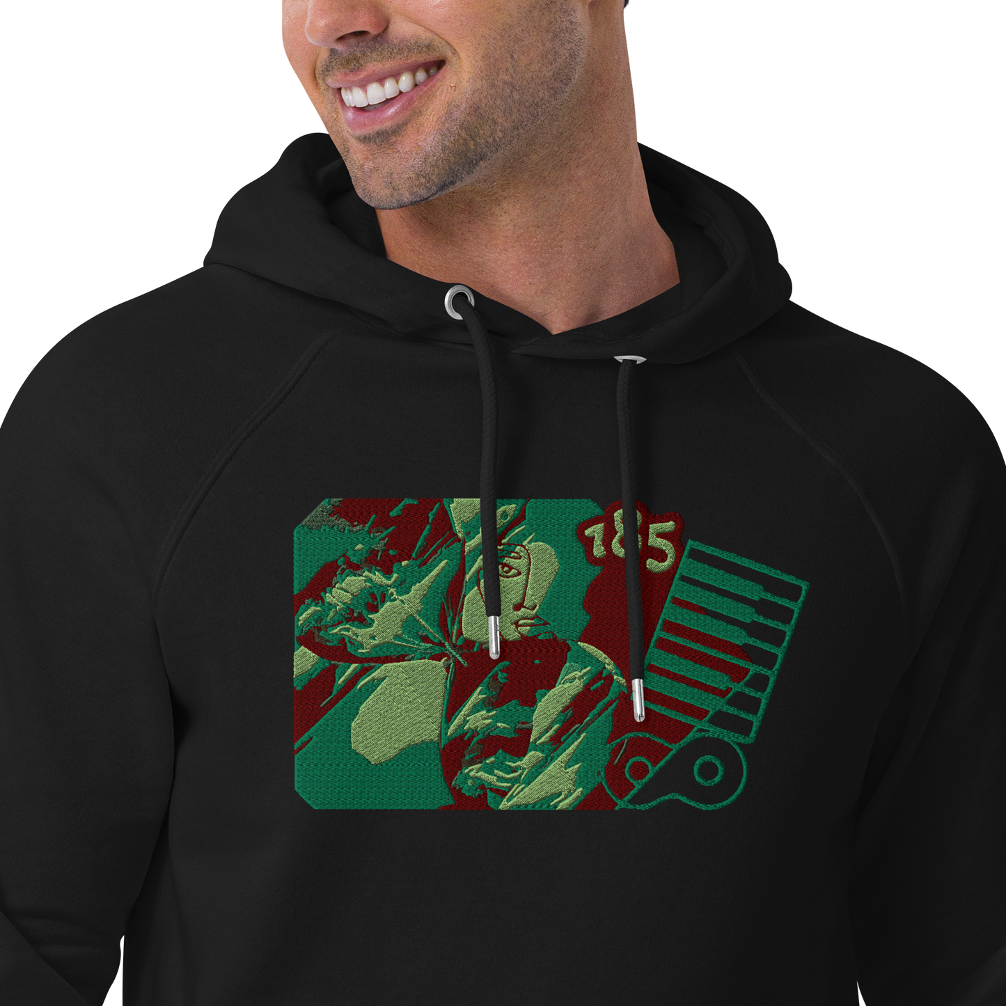 Unisex raglan hoodie