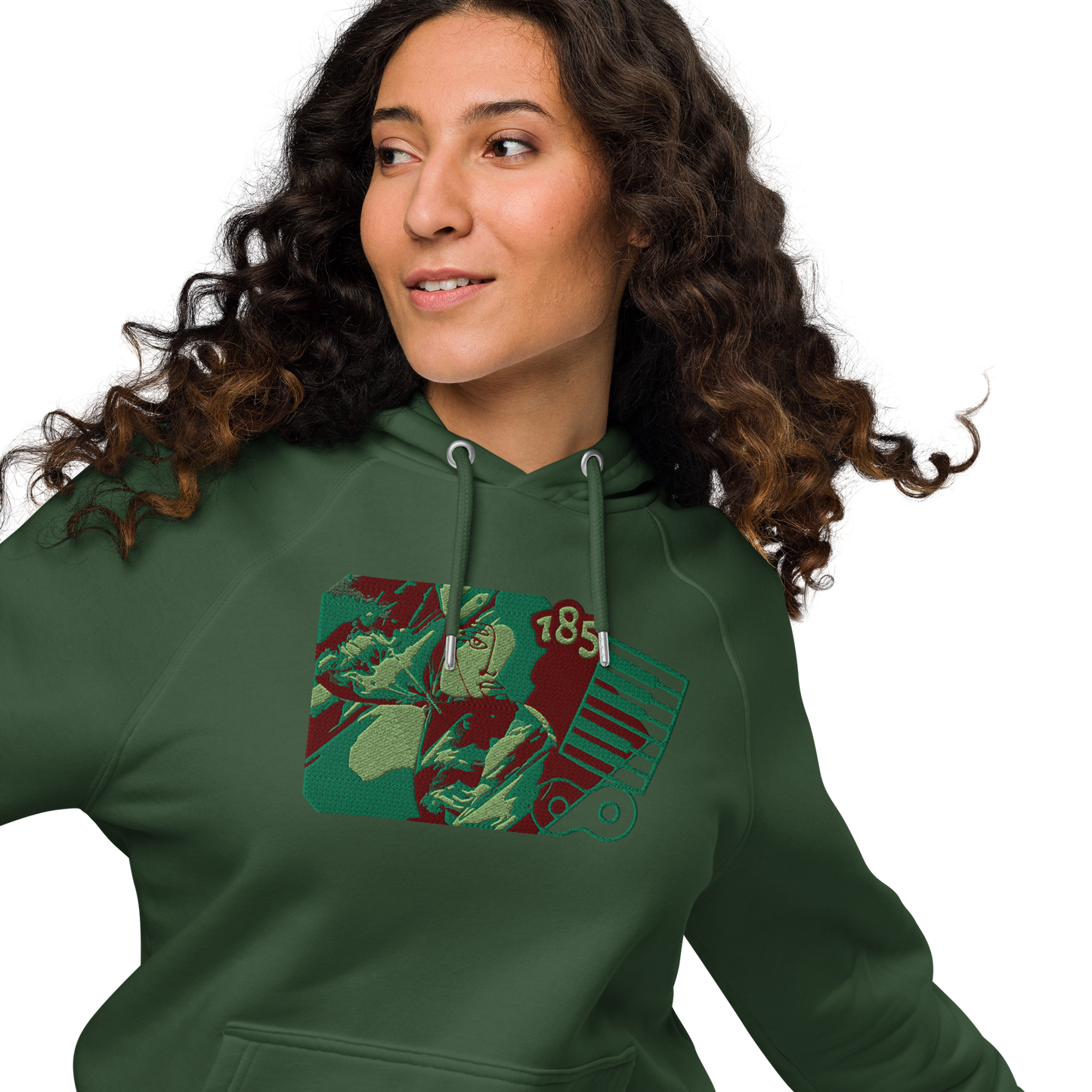Unisex raglan hoodie