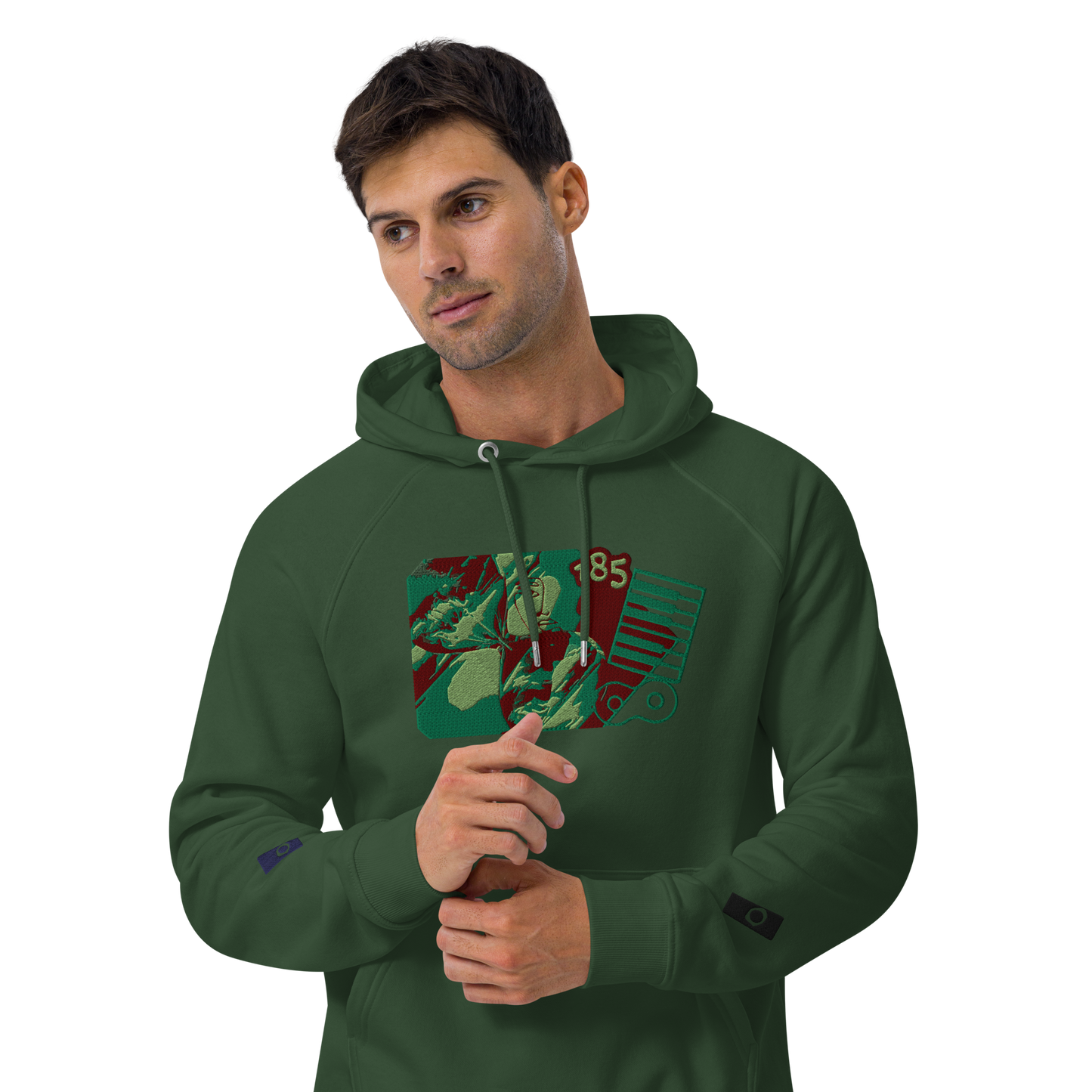 Unisex raglan hoodie