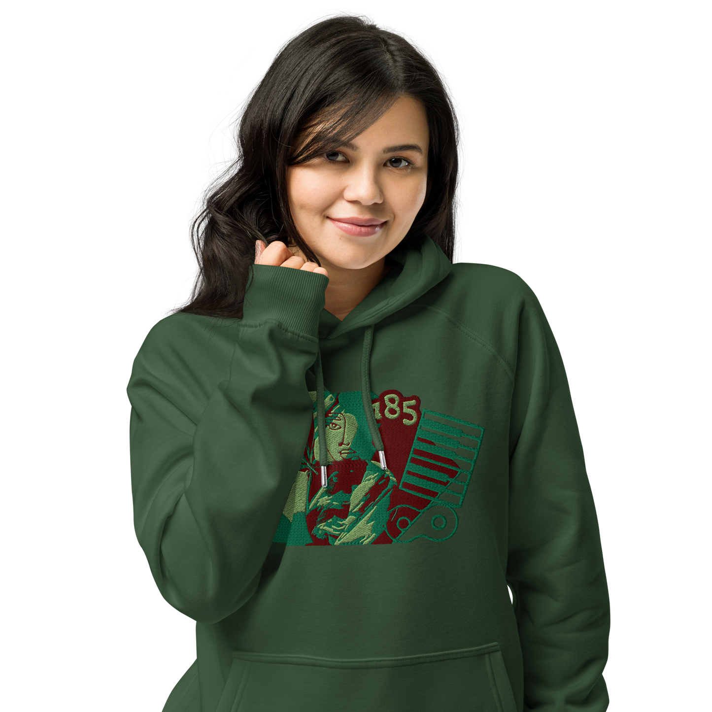 Unisex raglan hoodie