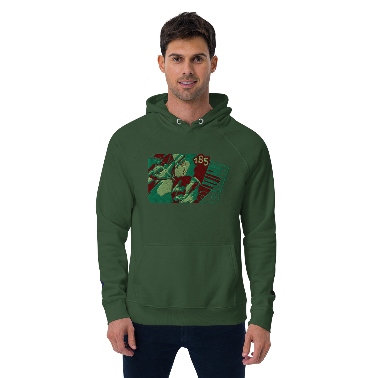 Unisex raglan hoodie