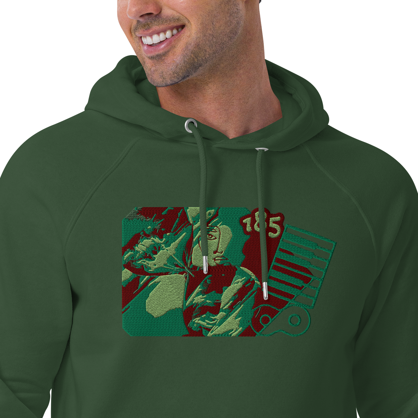 Unisex raglan hoodie