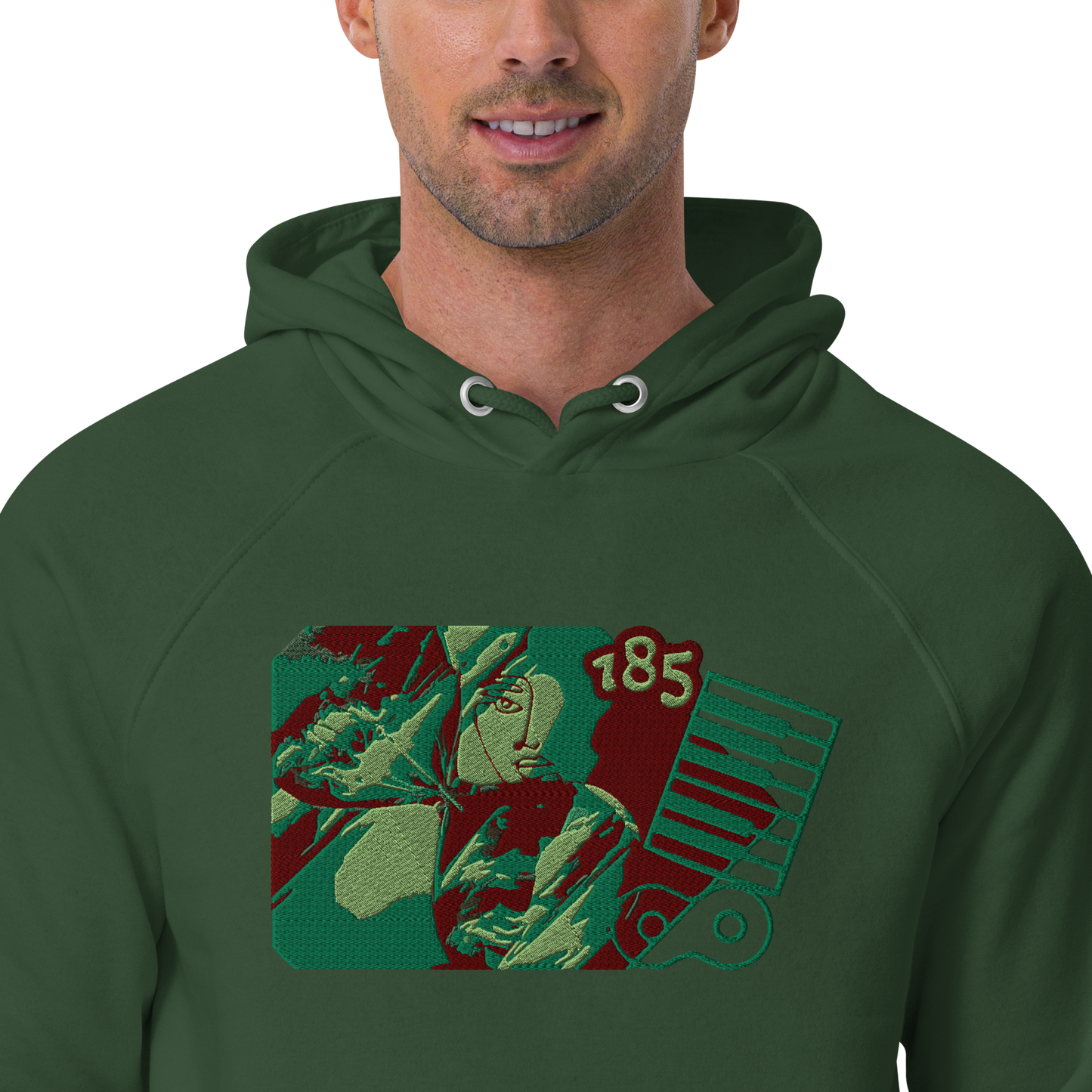 Unisex raglan hoodie