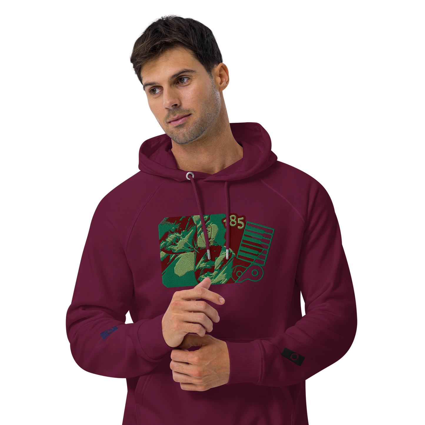 Unisex raglan hoodie