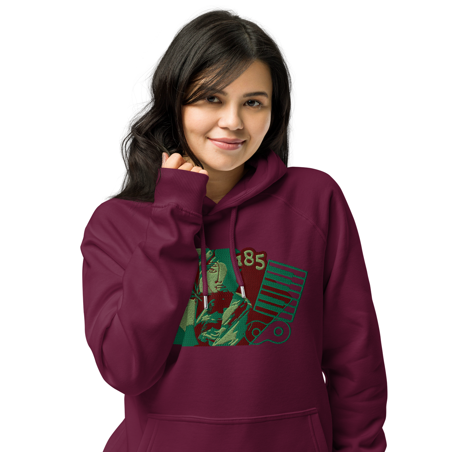 Unisex raglan hoodie