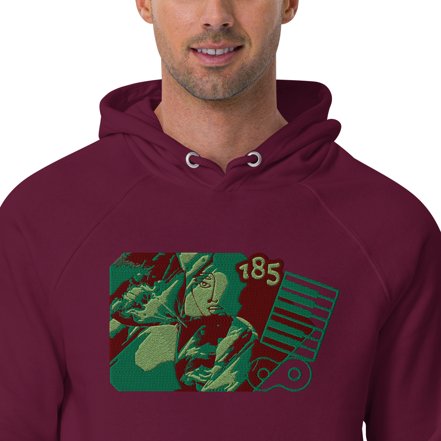 Unisex raglan hoodie