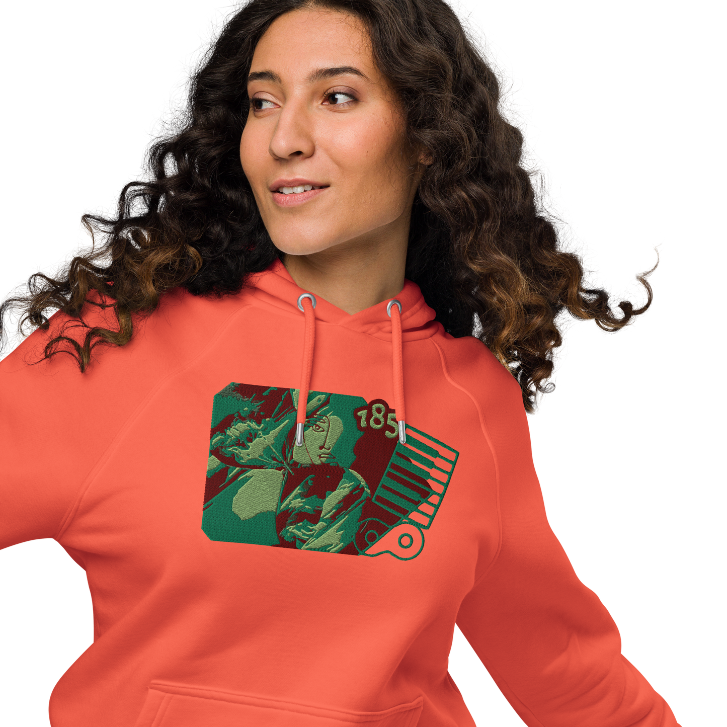 Unisex raglan hoodie