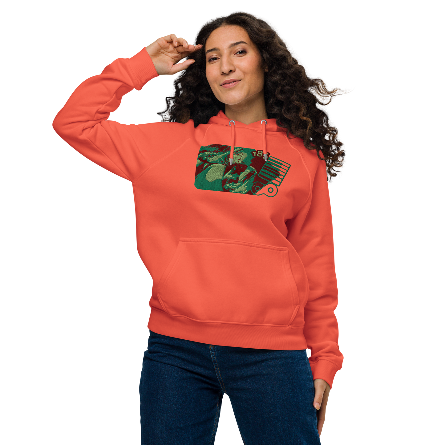 Unisex raglan hoodie
