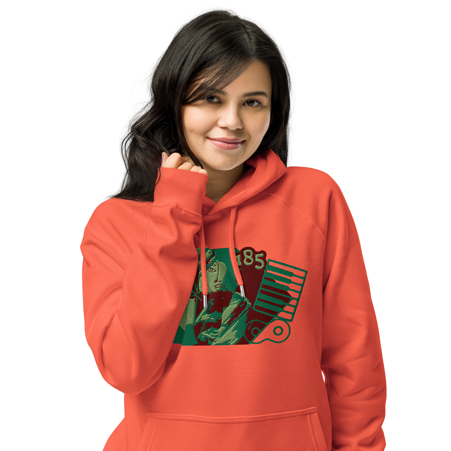 Unisex raglan hoodie