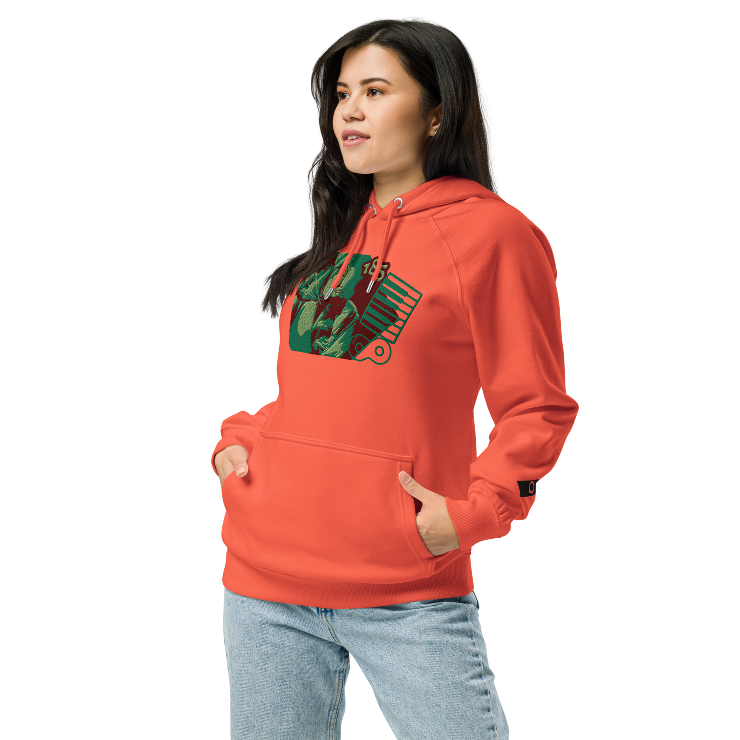 Unisex raglan hoodie