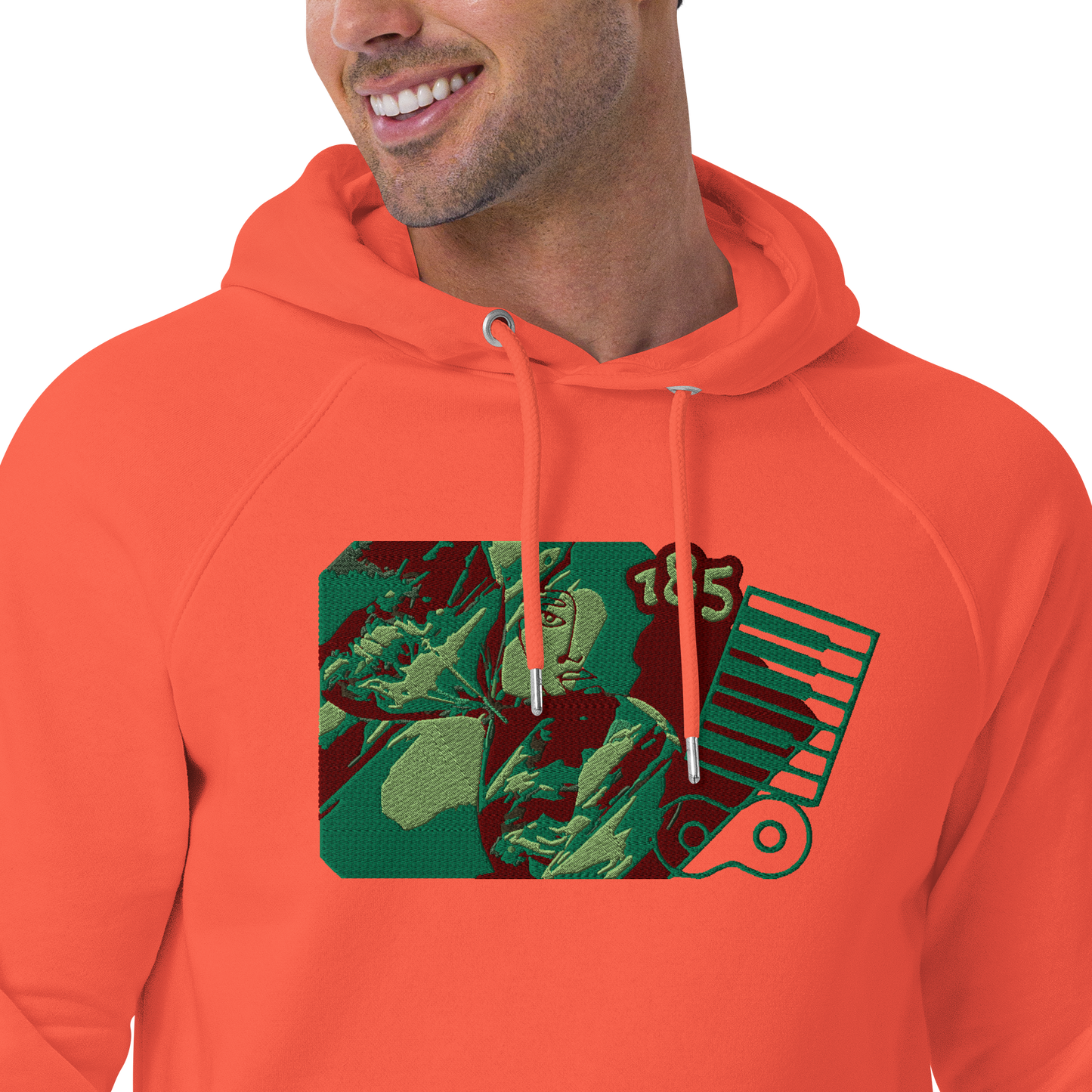 Unisex raglan hoodie