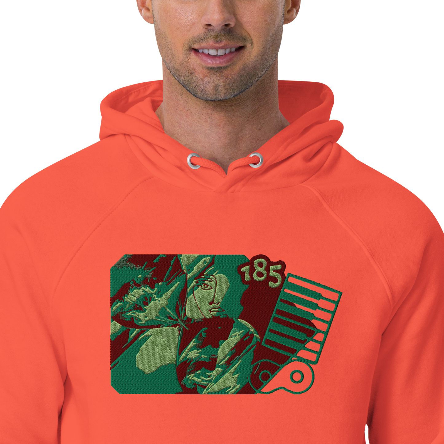 Unisex raglan hoodie