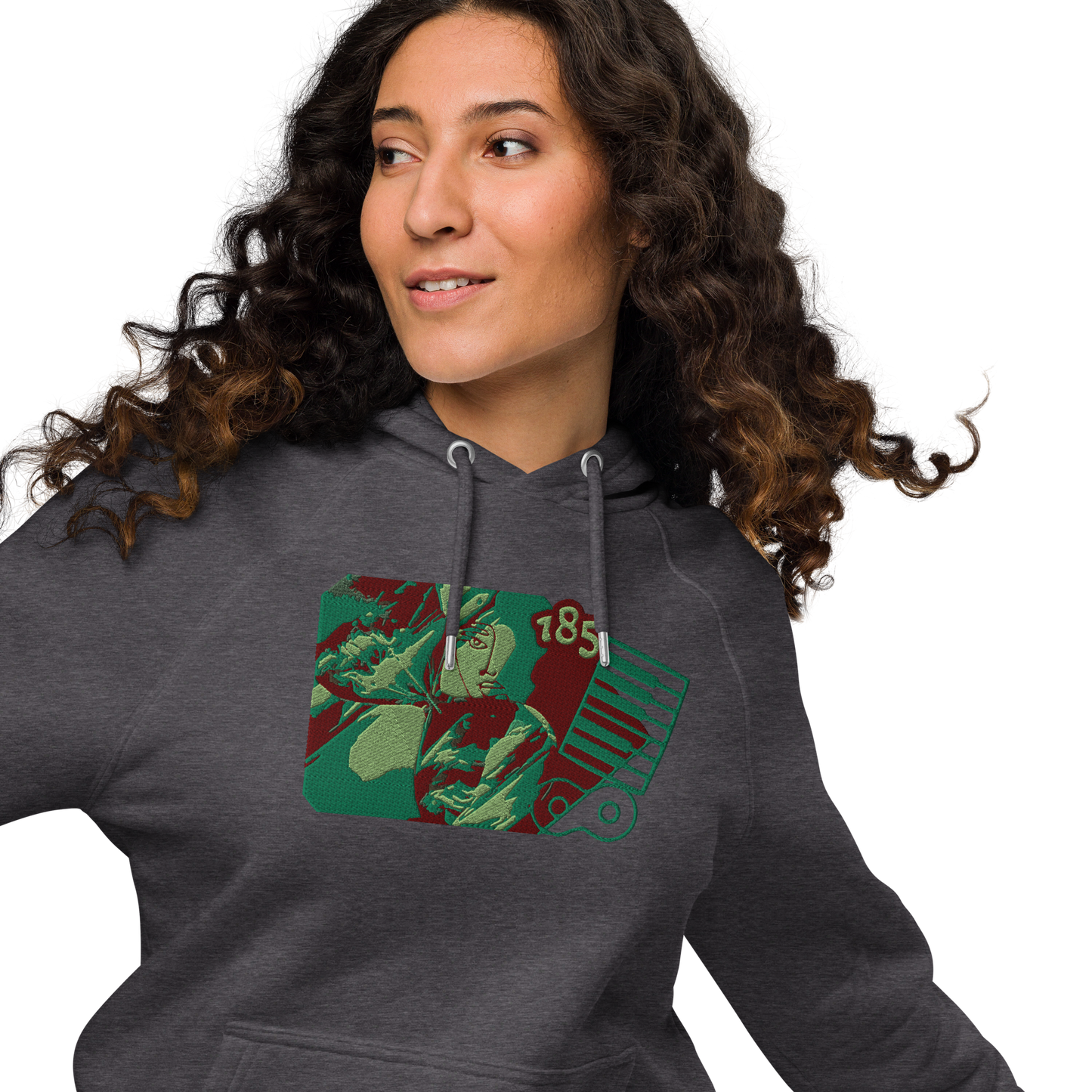 Unisex raglan hoodie