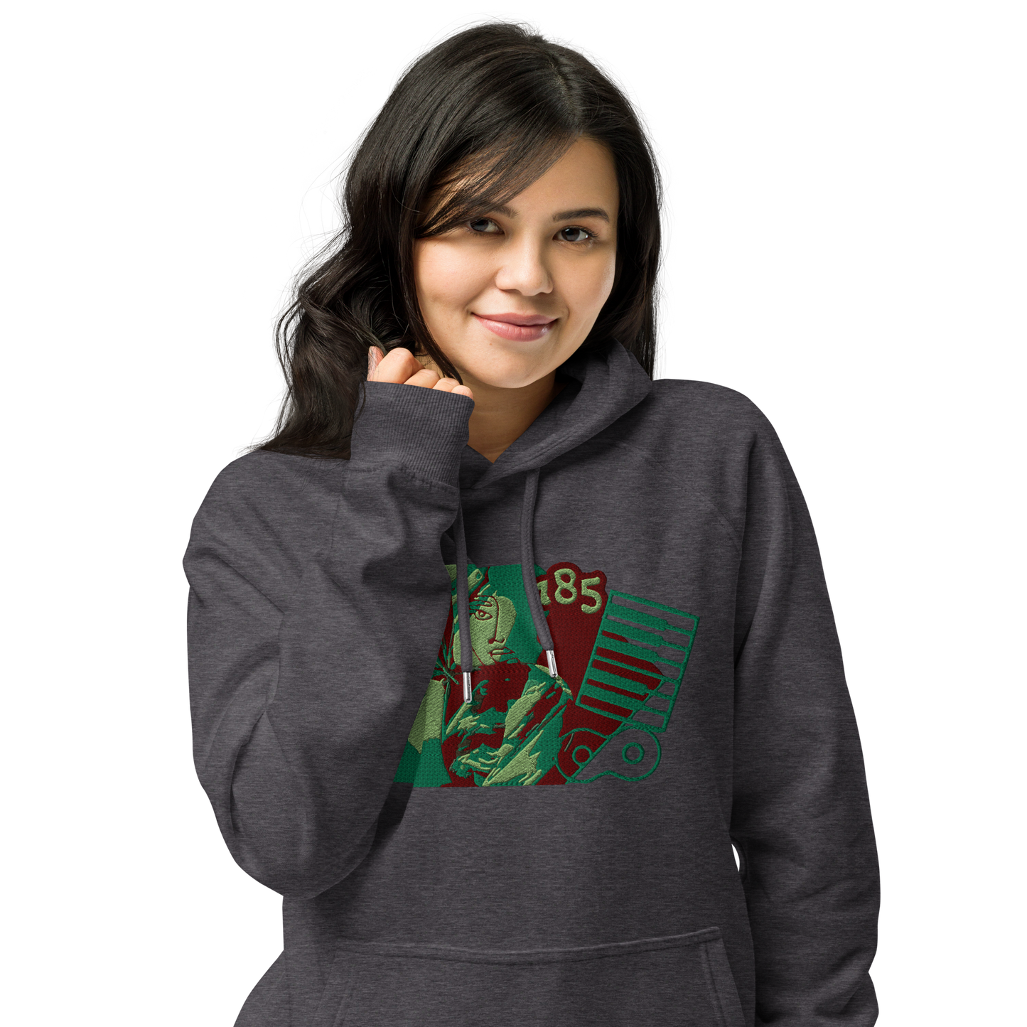 Unisex raglan hoodie