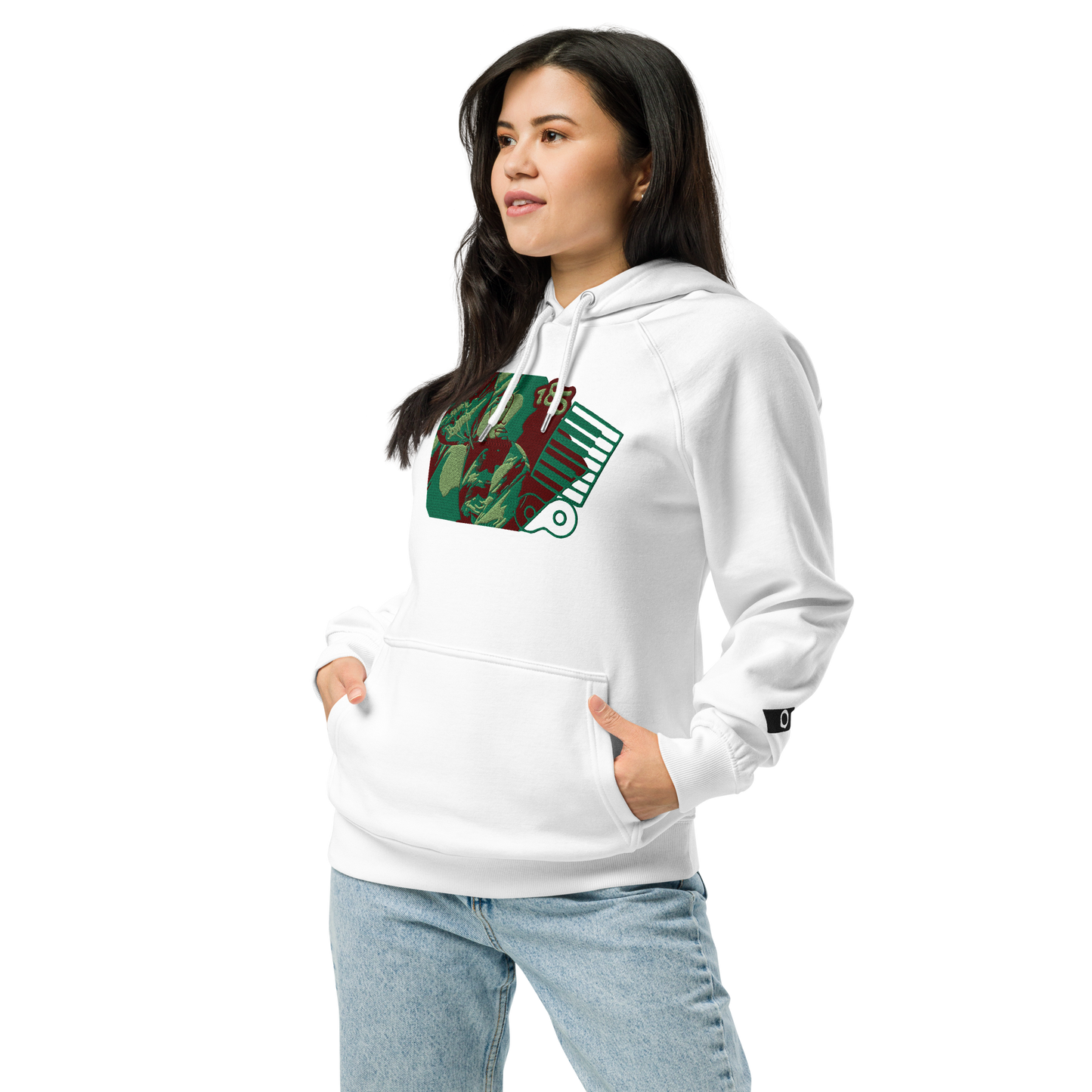 Unisex raglan hoodie