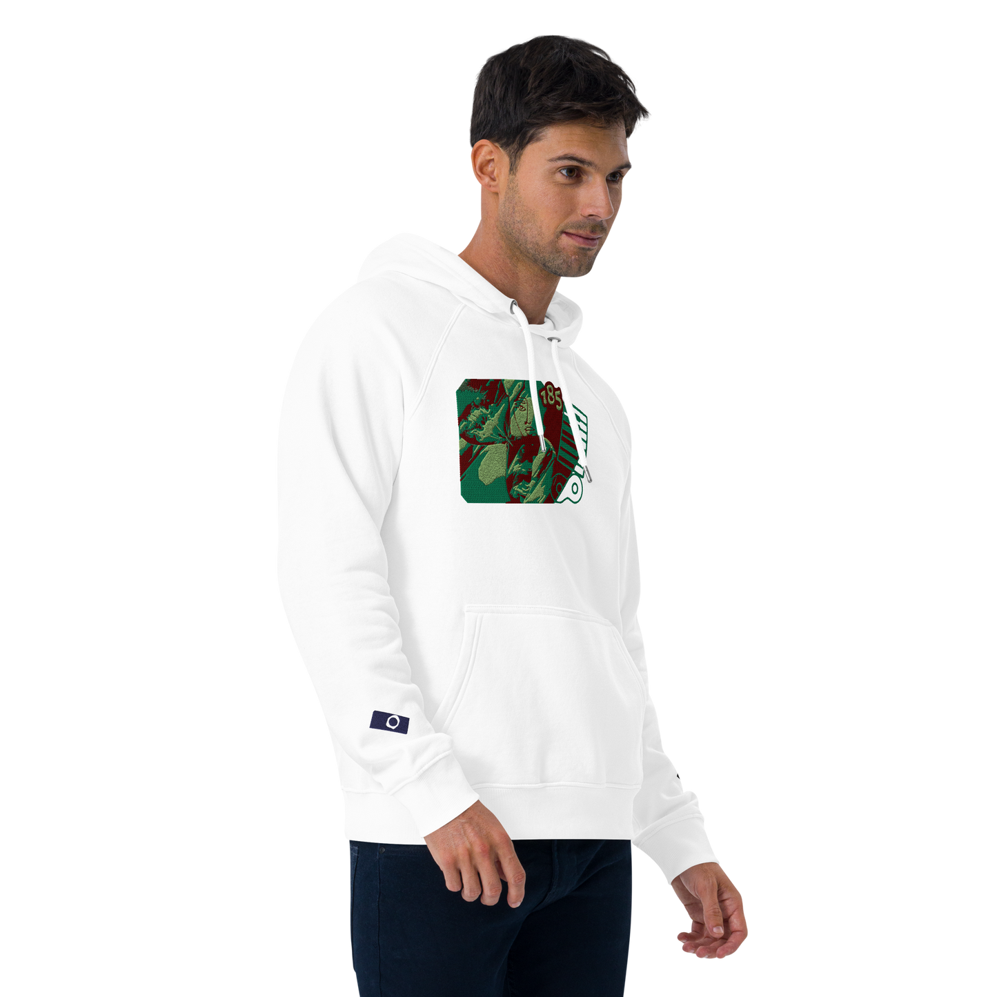 Unisex raglan hoodie