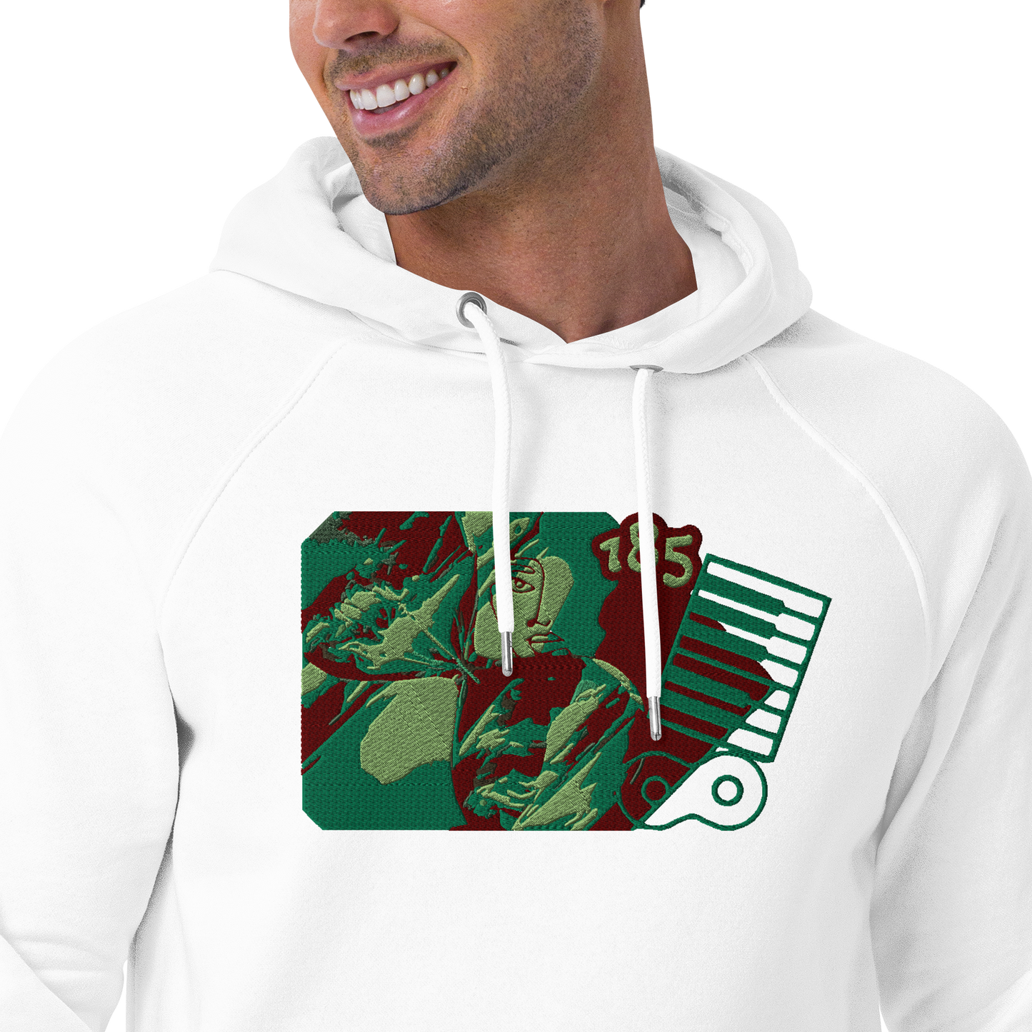 Unisex raglan hoodie