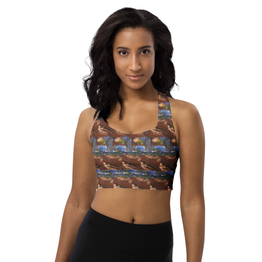 Longline sports bra