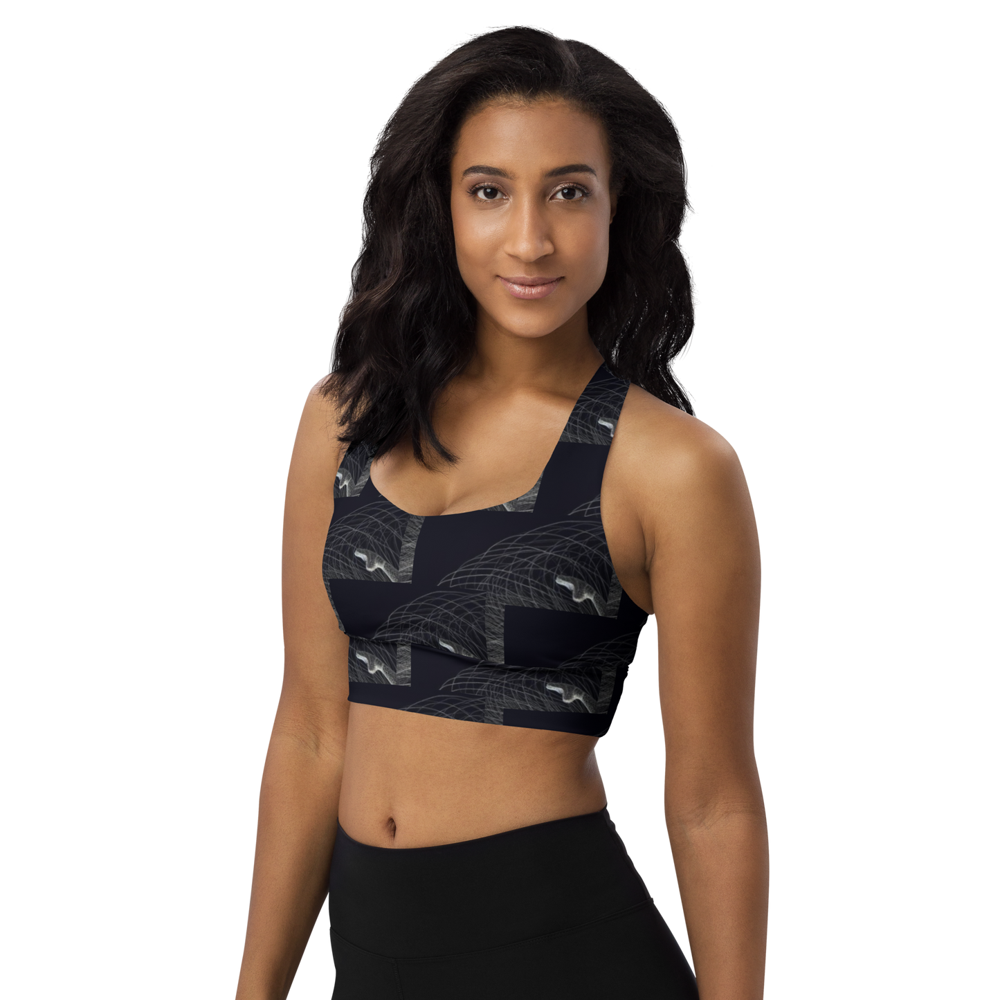 Longline sports bra
