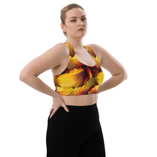 Longline sports bra