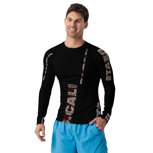 Constructed from 82% polyester and 18% spandex, this rash guard features a soft, four-way stretch fabric that contours perfectly to your body, thus providing unmatched comfort during all activities. Engage confidently; with your skin safeguarded against damaging UV rays, its UPF 50+ protection ensures that ultimate protection. With flat ergonomic seams and cover stitching, beats.cali’s rash guards are built for endurance, letting you concentrate on your performance without concern for wear and tear. 