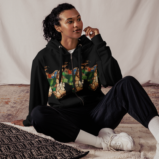 Unisex zip hoodie