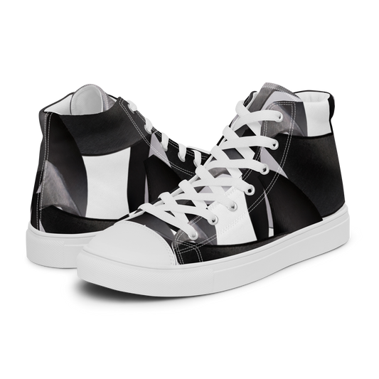 Men’s high top canvas shoes
