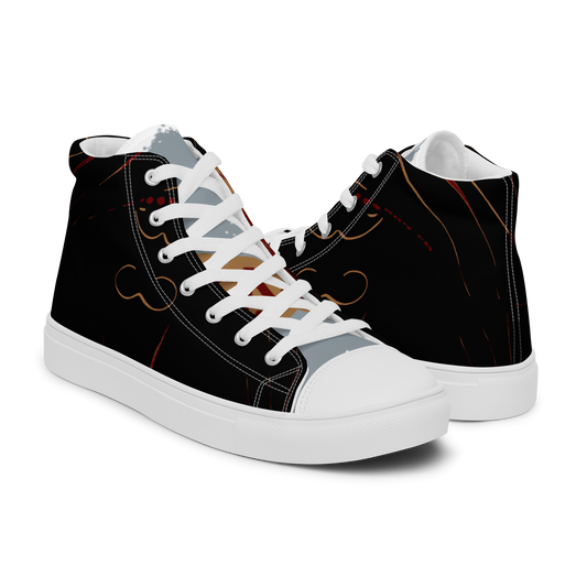 Men’s high top canvas shoes