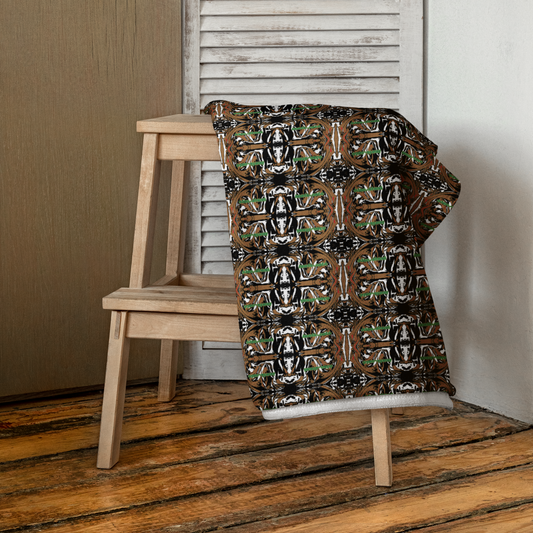 Designed for both aesthetic appeal and practicality, our towel boasts a generous size of 30″ × 60″ × 0.28″ (76 × 152 × 0.7 cm), enveloping you in luxurious warmth with every use. Its all-over sublimation print captures intricate details and vibrant hues, ensuring a visual feast for the senses. But functionality is never compromised with Beats.Cali.  The absorbent terry fabric with its water-absorbing capabilities for maximum utility promises to cocoon you in comfort. 