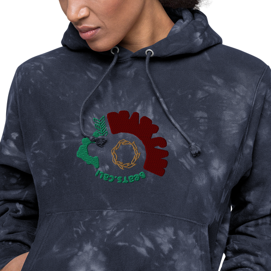 Unisex Champion tie-dye hoodie