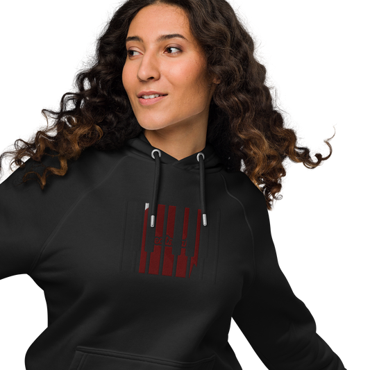 Unisex raglan hoodie