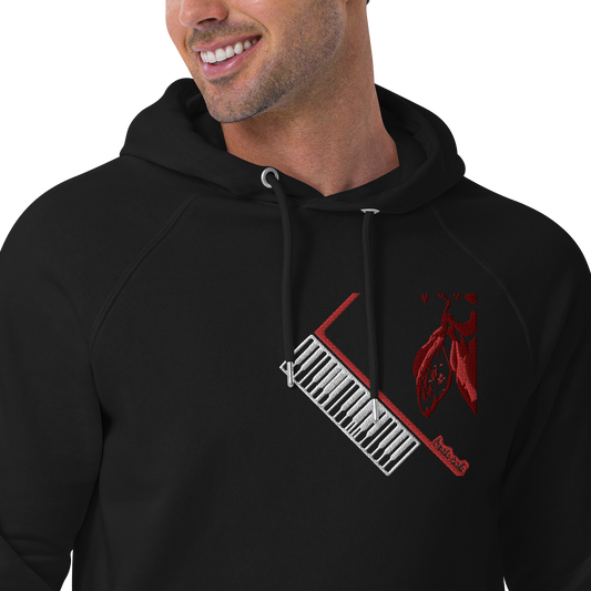 Unisex raglan hoodie